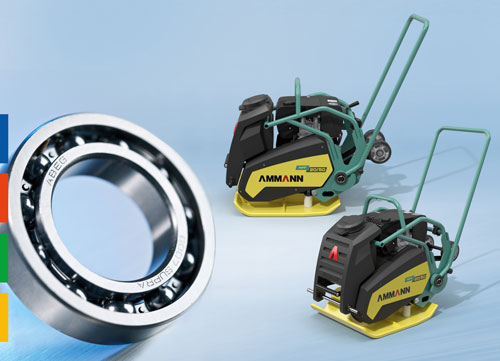 Findling Rillenkugellager Rüttelplatten